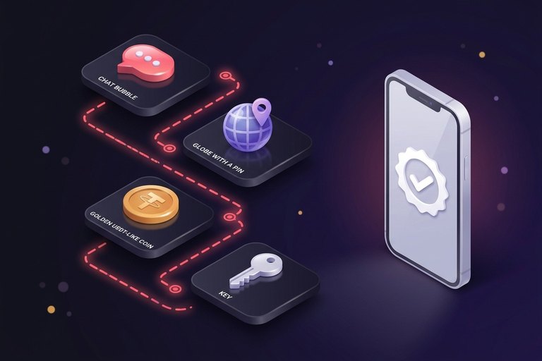 Процес купівлі мобільних проксі через Telegram бота на смартфоні