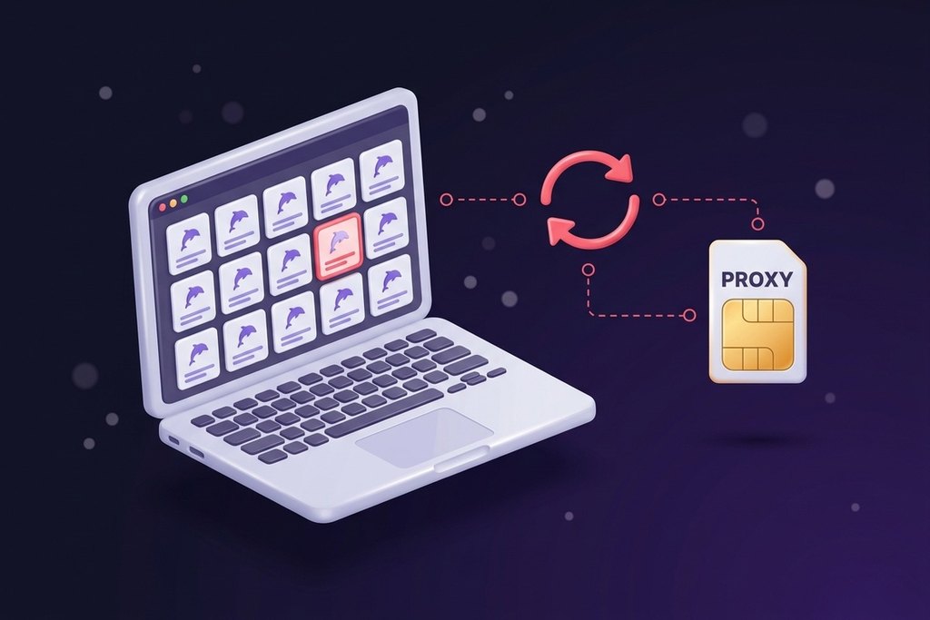 Налаштування мобільних проксі dolphin anty в антидетект браузері