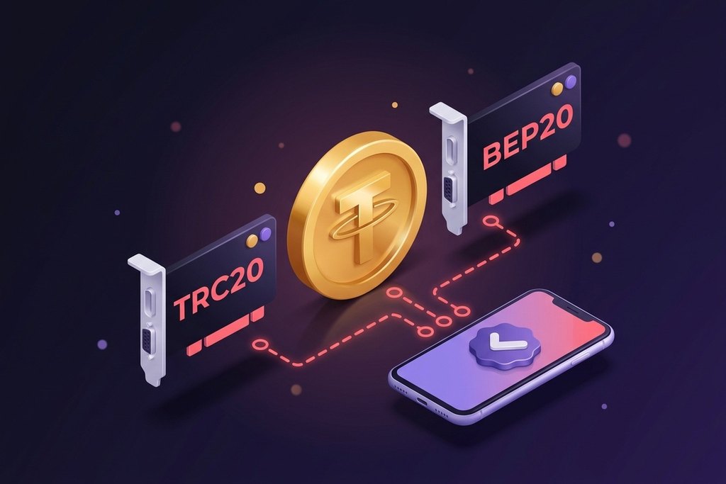Процес оплати мобільних проксі в USDT через мережу TRC20