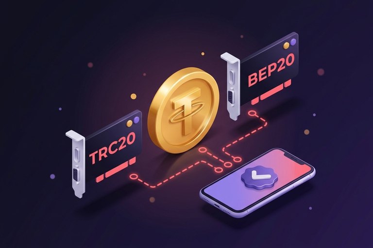 Процес оплати мобільних проксі в USDT через мережу TRC20